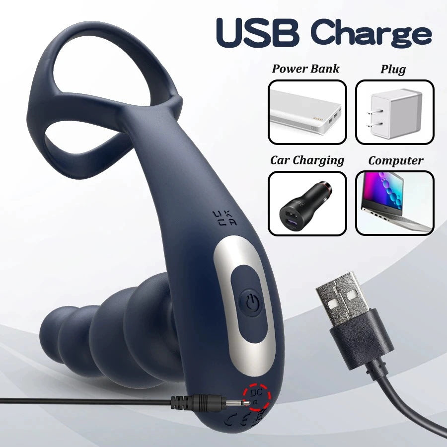 Three-ring lock ring wireless remote control self fucking machine