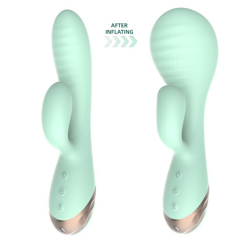 Inflatable enlarged vibrator