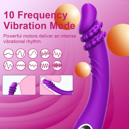 G-spot vibrator, dildo, 10-frequency clitoral and vaginal vibrator Anal massager