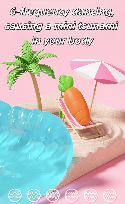 Radish vibrating egg masturbation sex toy for women