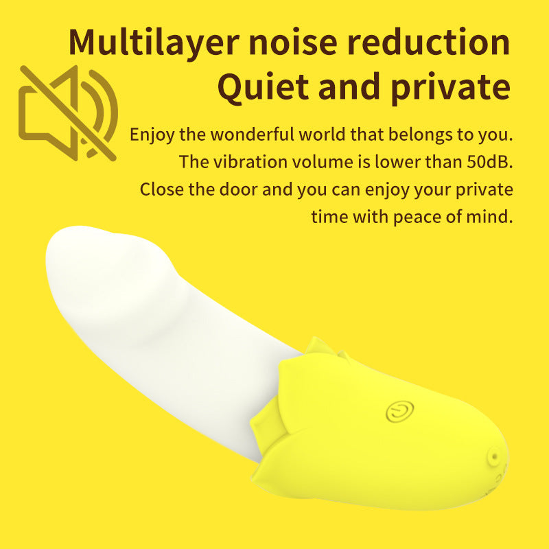 Banana vibrator for flirting, masturbation, massage, small masturbator