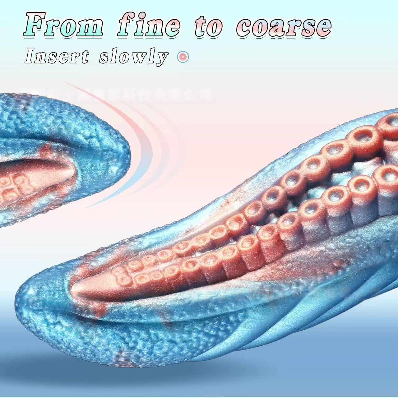 Alien-shaped anal plug, oversized dildo