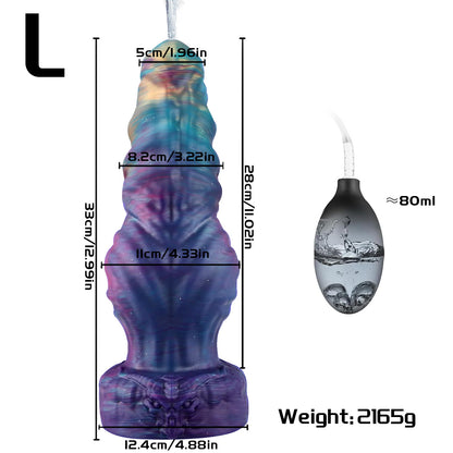 Satan Alien Masturbation Spraying Dirty Penis