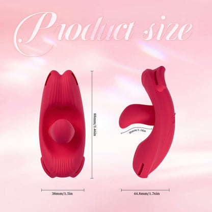 Ruby wearing a vibrator