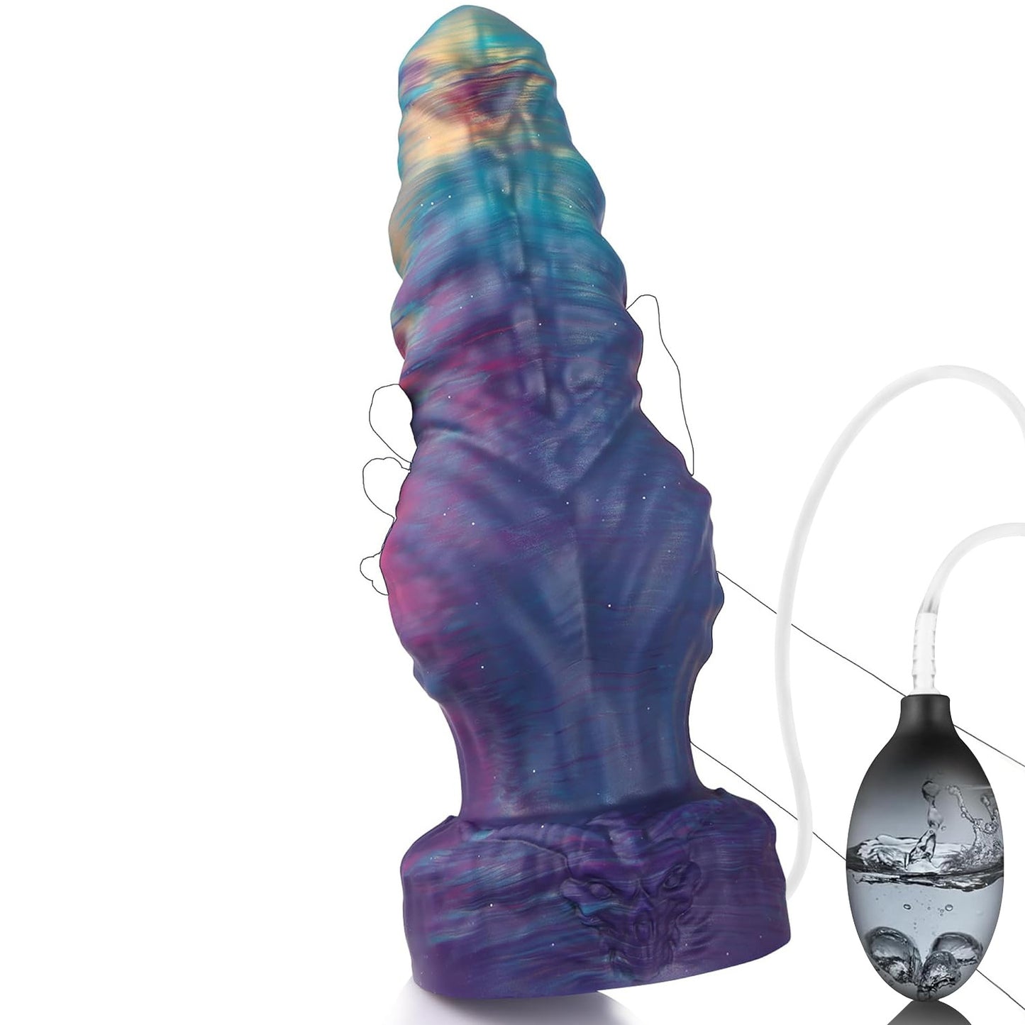 Satan Alien Masturbation Spraying Dirty Penis