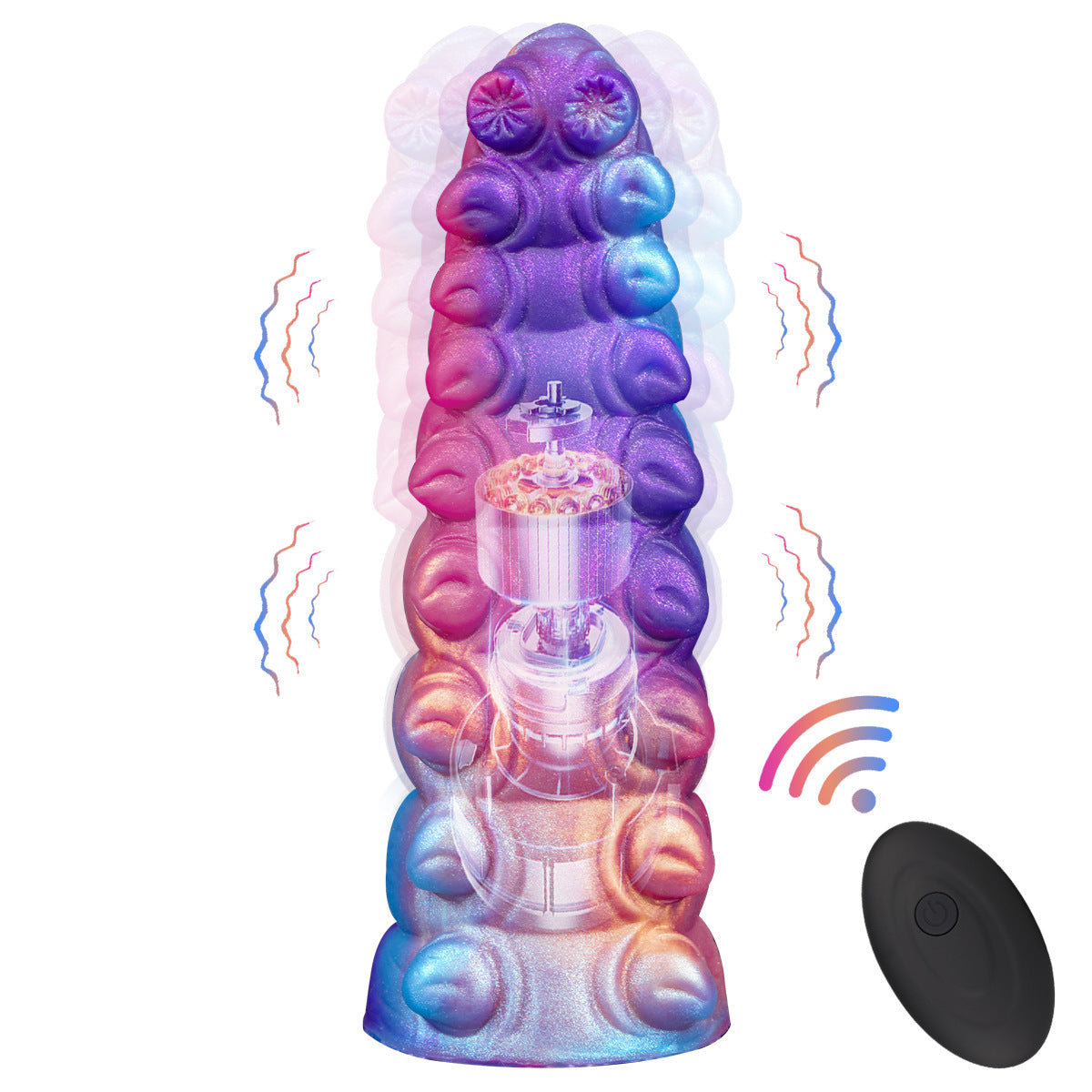 Caterpillar Octopus Alien Frequency-Modifying Dildo