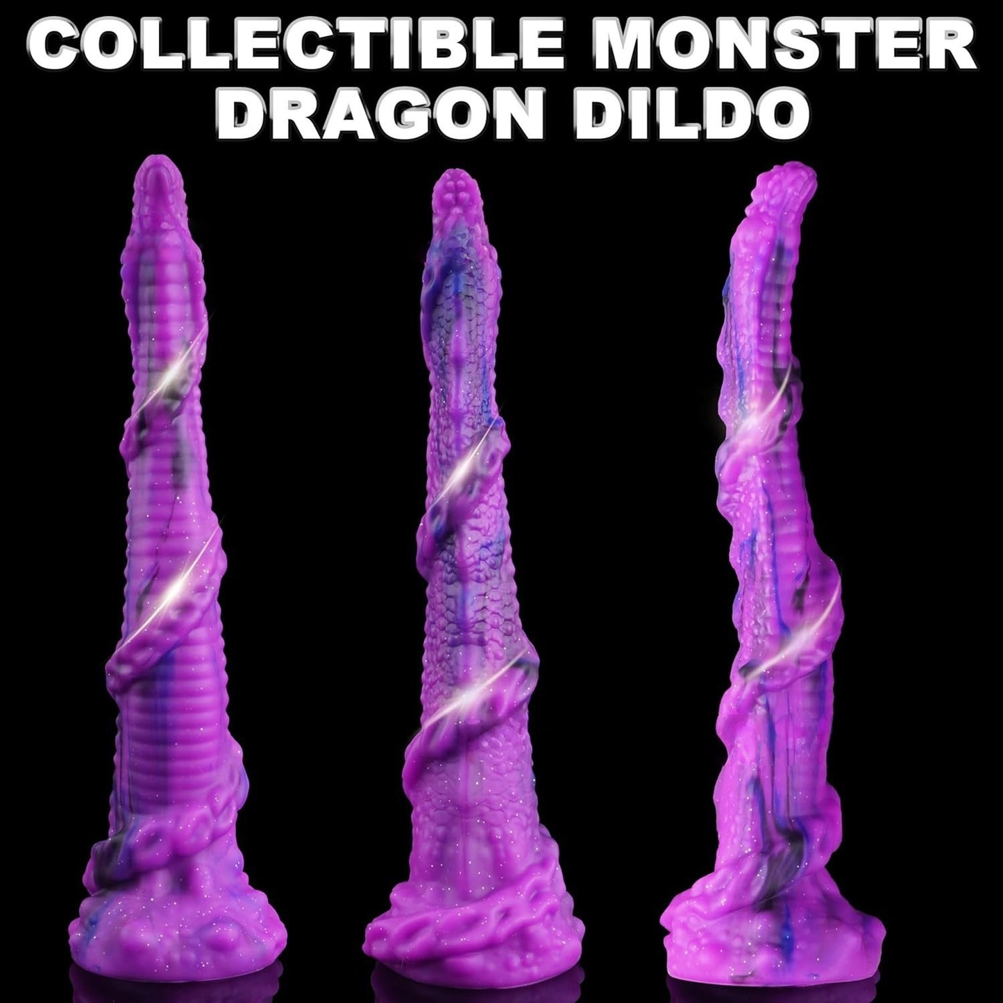 Extra-long anal plug for deep penetration and anal dilation, anal toy, alien-shaped
