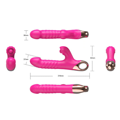 Female masturbation retractable massager