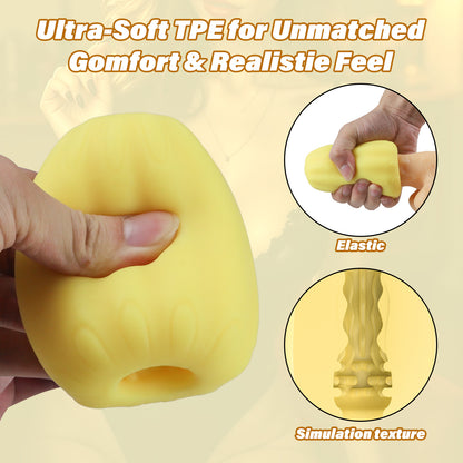 Petal Airplane Cup Men's Manual Airplane Egg Portable Mini Forging Masturbation in the pocket