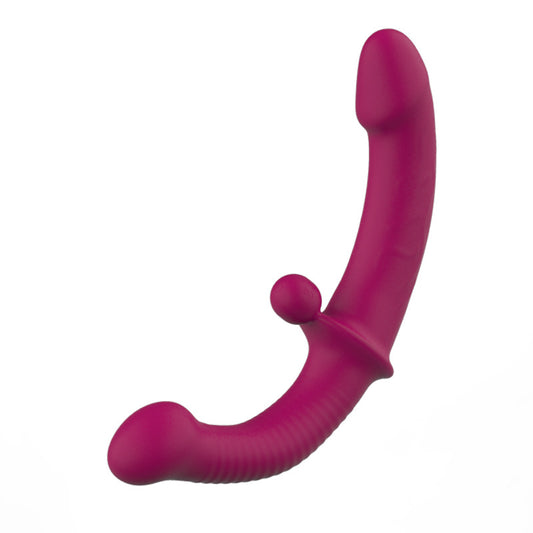 Remote control double shock double head dragon female double head simulation phallus female self Comfort vessel