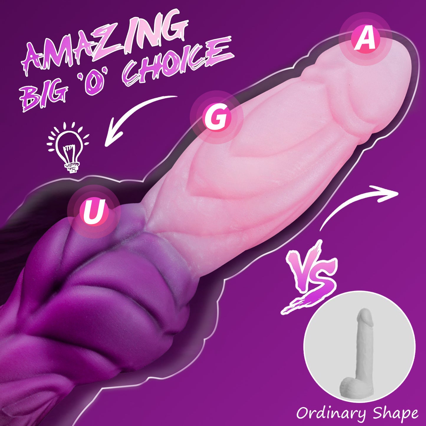 Alien-shaped erotic private masturbation dildo