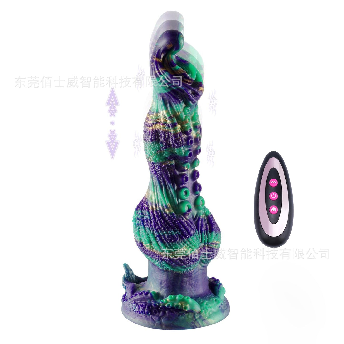 Octopus-shaped sucker anal plug dildo