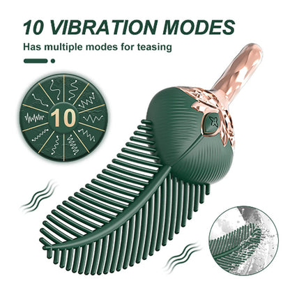 Peacock Feather Vibrator Adult Product Vibrating Sex Toy Husband and Wife Sex Vibrator