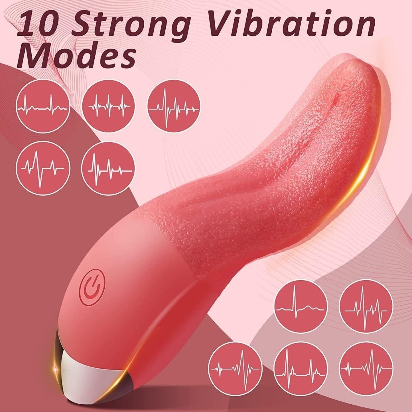 Adult sex toys female simulation tongue masturbation cunnilingus vibration heating toy G-spot orgasm artifact