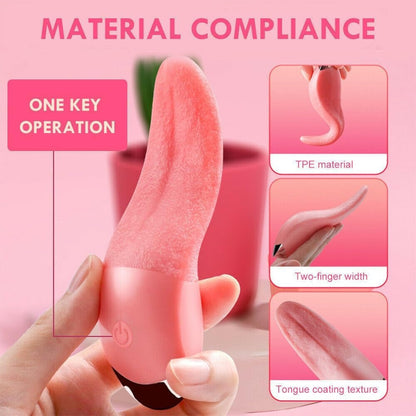 Adult sex toys female simulation tongue masturbation cunnilingus vibration heating toy G-spot orgasm artifact