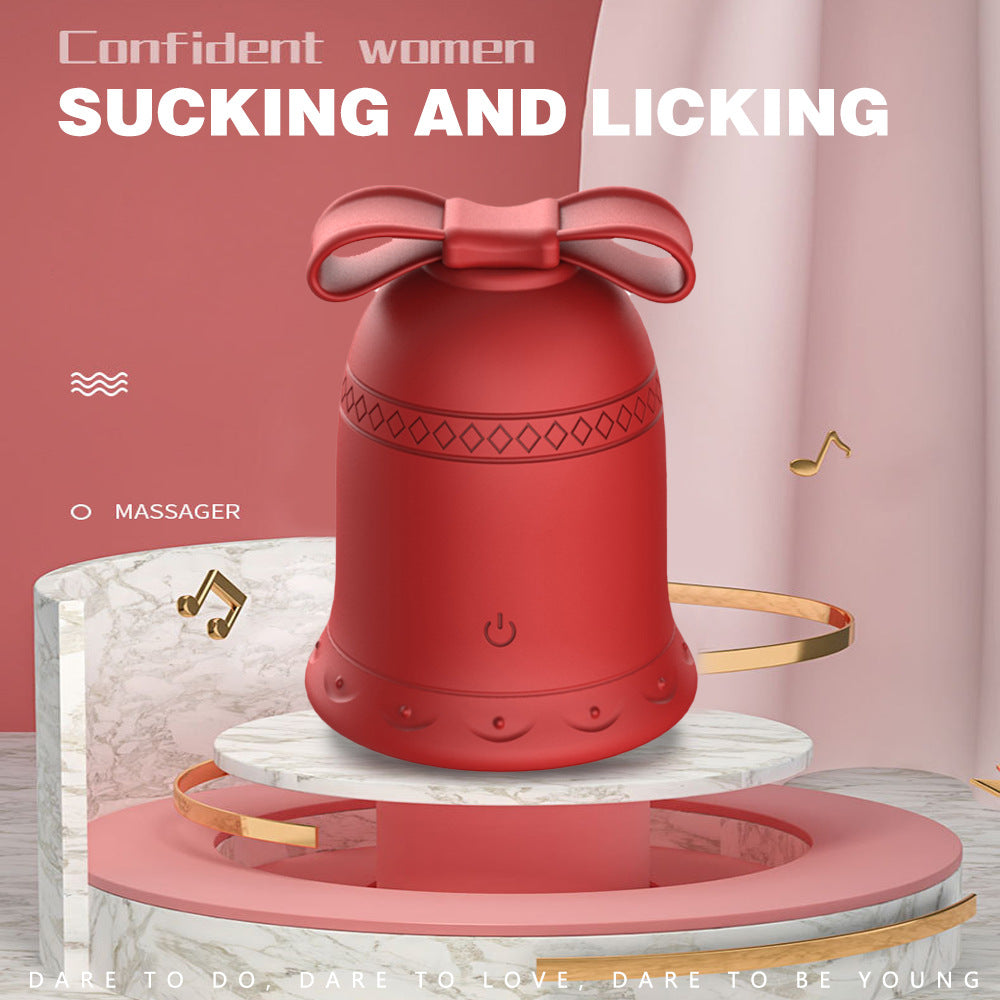 Bell sucking tongue licking flirting masturbation vibrator