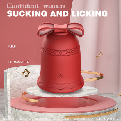 Bell sucking tongue licking flirting masturbation vibrator
