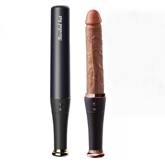 Baseball telescopic vibration heating tongue licking penis automatic insertion vibrator