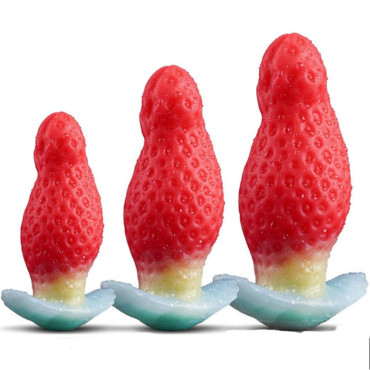 Strawberry anal plug