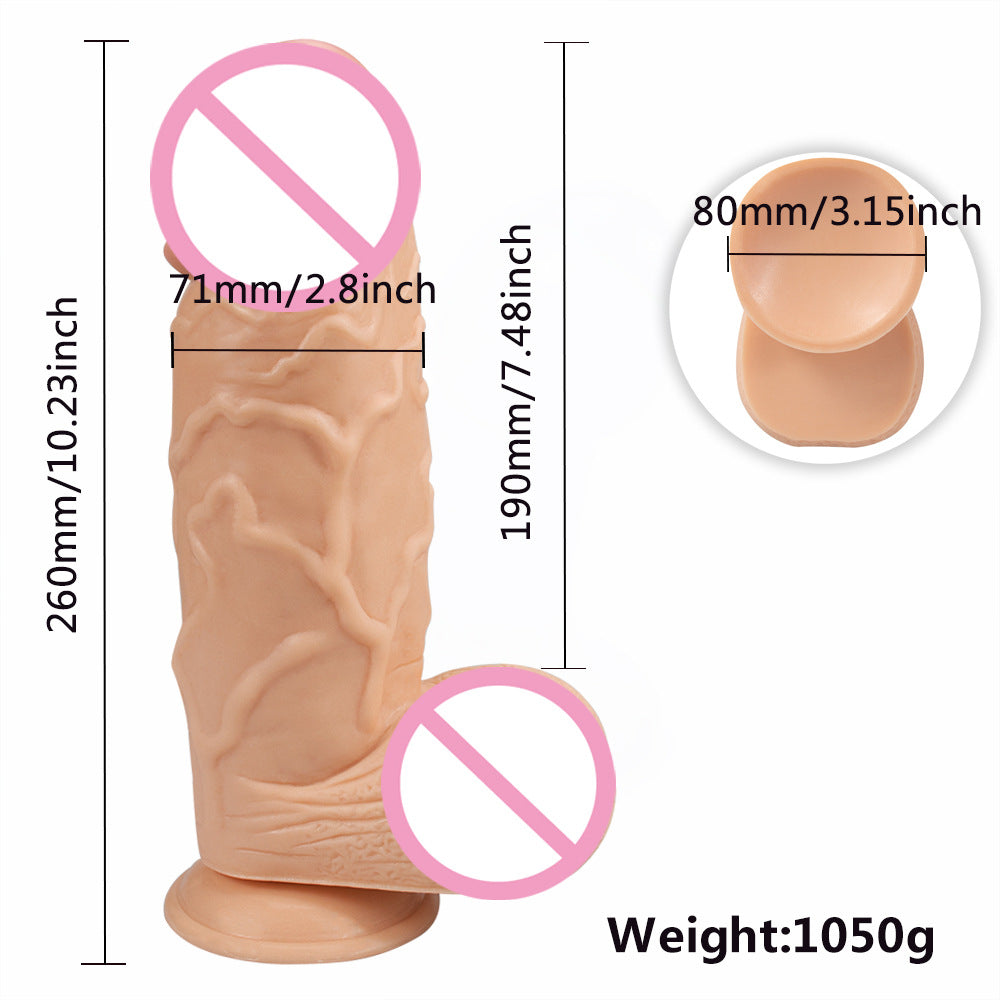 Big phallus simulation oversized phallus foreign trade backyard sex toys stab Motivate men and women