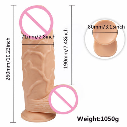 Big phallus simulation oversized phallus foreign trade backyard sex toys stab Motivate men and women