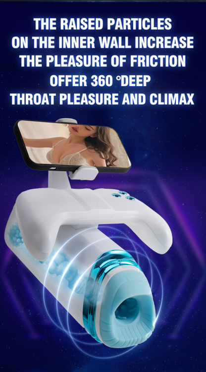 Automatic heating male masturbator