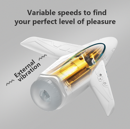 Rocket-shaped male automatic masturbator