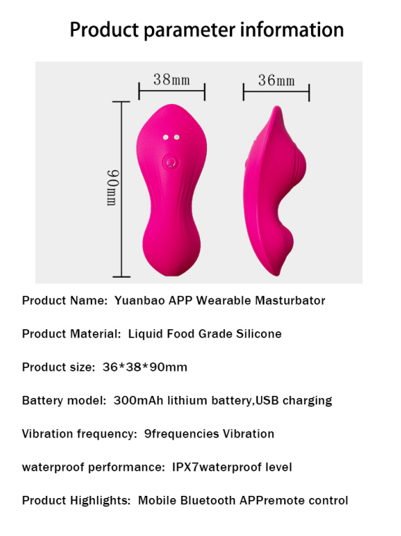 Yuanbao Vibrating Egg G-Spot Instant Toy Invisible Wearable