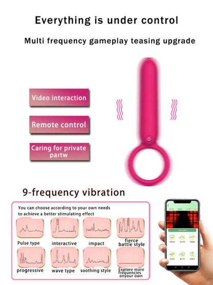 Bullet-shaped sperm lock ring for male and female resonance