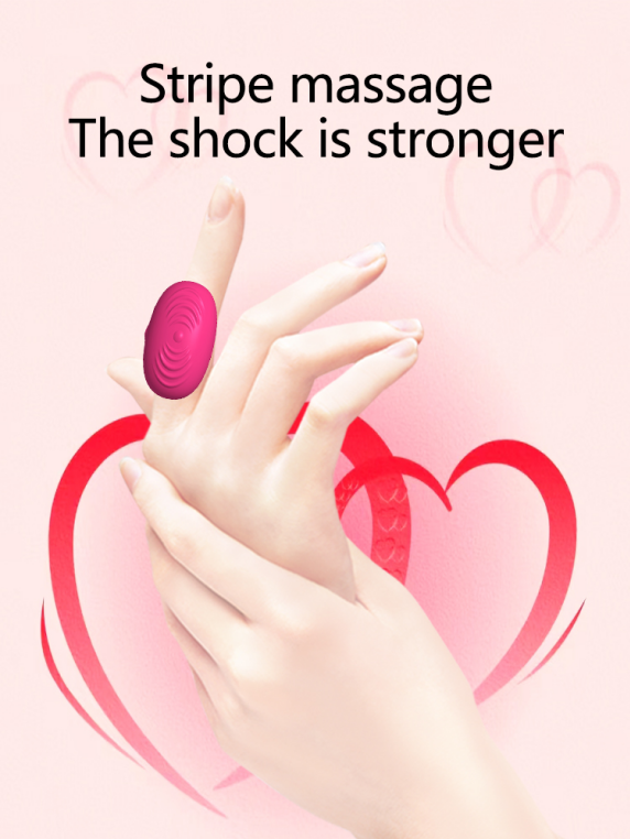 Spiral finger vibrator, portable and compact