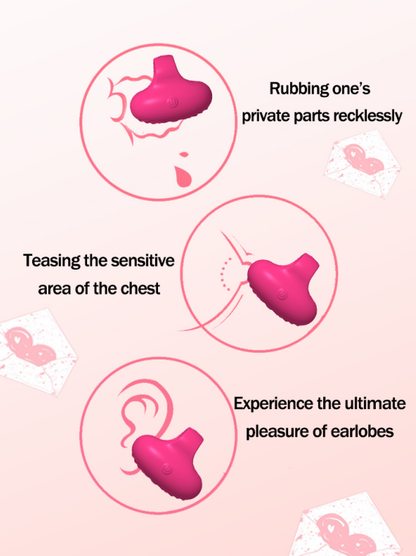 Spiral finger vibrator, portable and compact