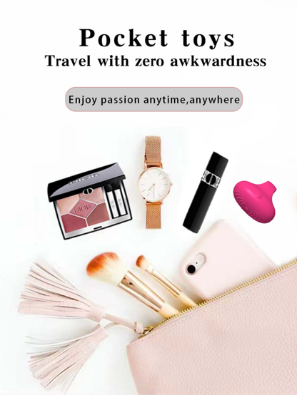 Spiral finger vibrator, portable and compact