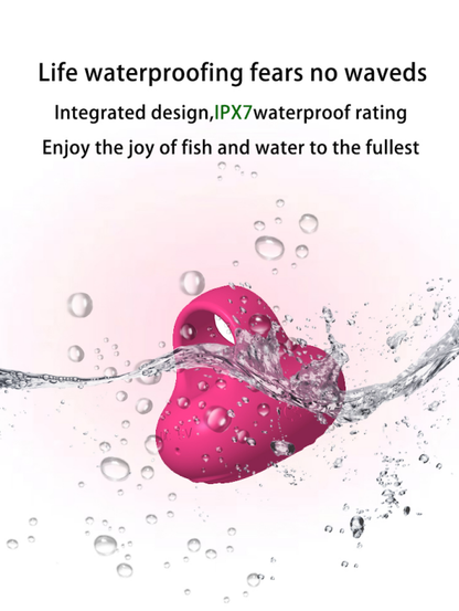 Spiral finger vibrator, portable and compact