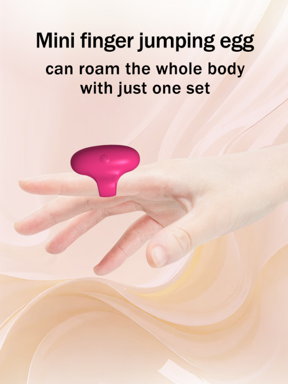 Massage toy ring, mini fully encased rubber finger ring