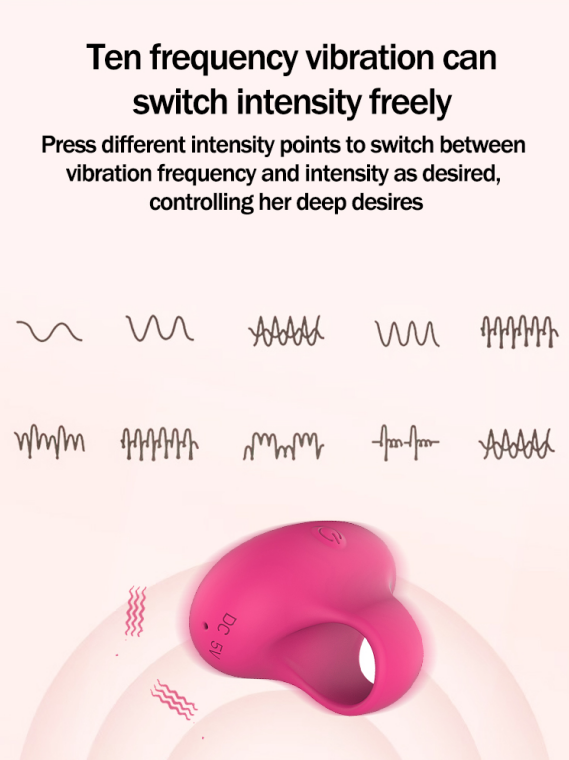 Massage toy ring, mini fully encased rubber finger ring