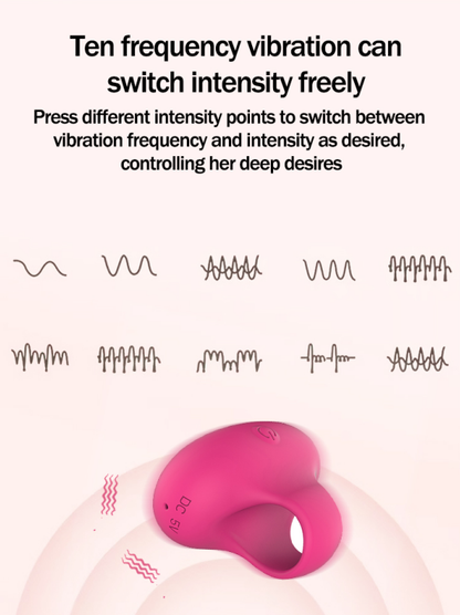 Massage toy ring, mini fully encased rubber finger ring