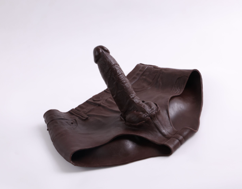 One-piece liquid soft silicone wearable simulated penis