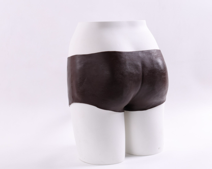 Wearable pants, female disguised as male, liquid silicone dildo pants