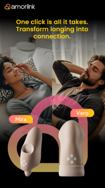 Vero&Mira long-distance couples' interactive fine-motion masturbation device, globally connected AI silent female masturbation.
