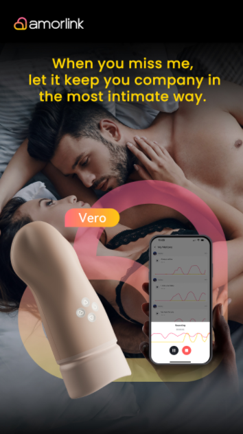 Vero&Mira long-distance couples' interactive fine-motion masturbation device, globally connected AI silent female masturbation.