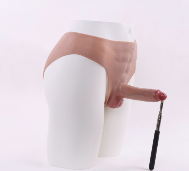 Sweetheart (double-layered hollow) wearing a dildo
