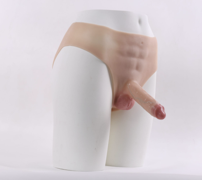 Sweetheart (double-layered hollow) wearing a dildo